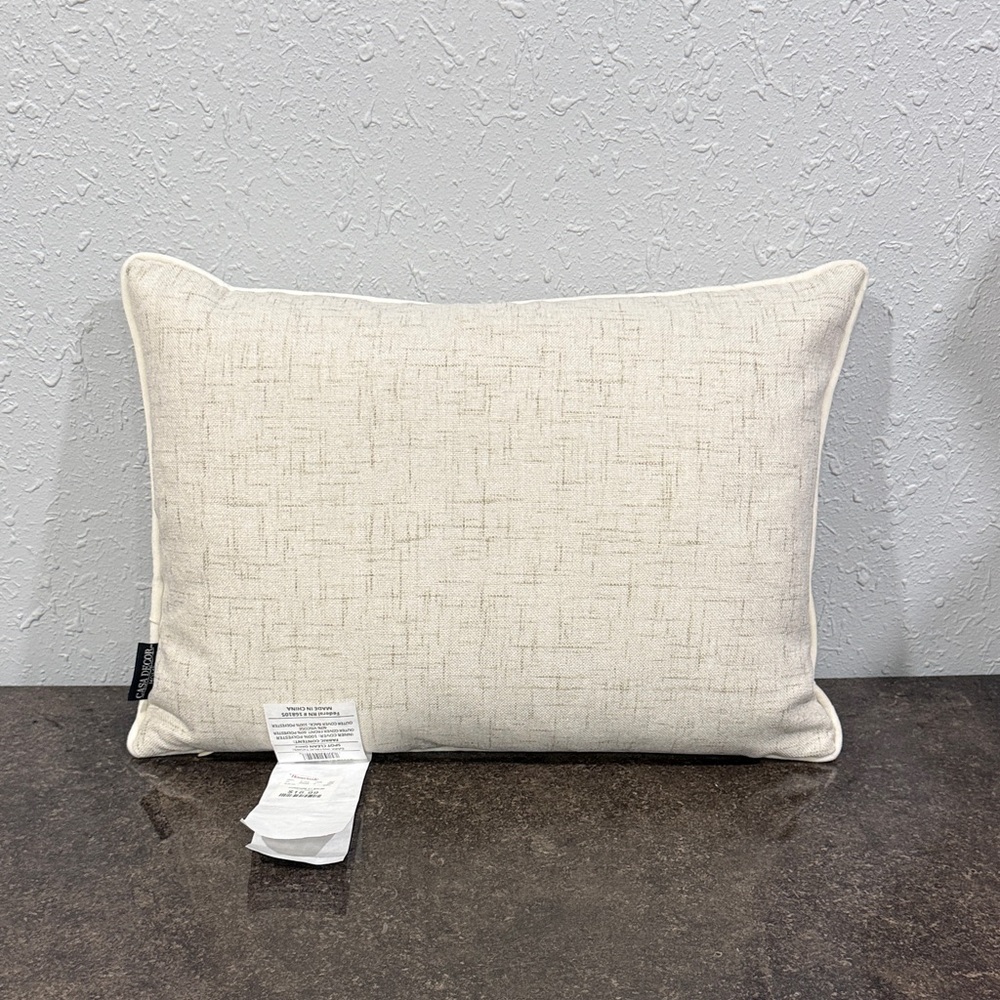 Casa Decor Home Elegant Art Deco Feather Fill Textured Decorative Pillow‎ - Picture 3 of 5
